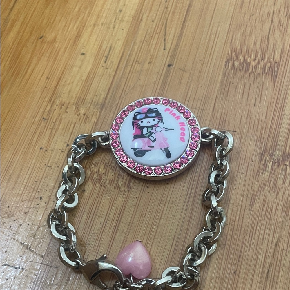 Cute Pink Charm Bracelet